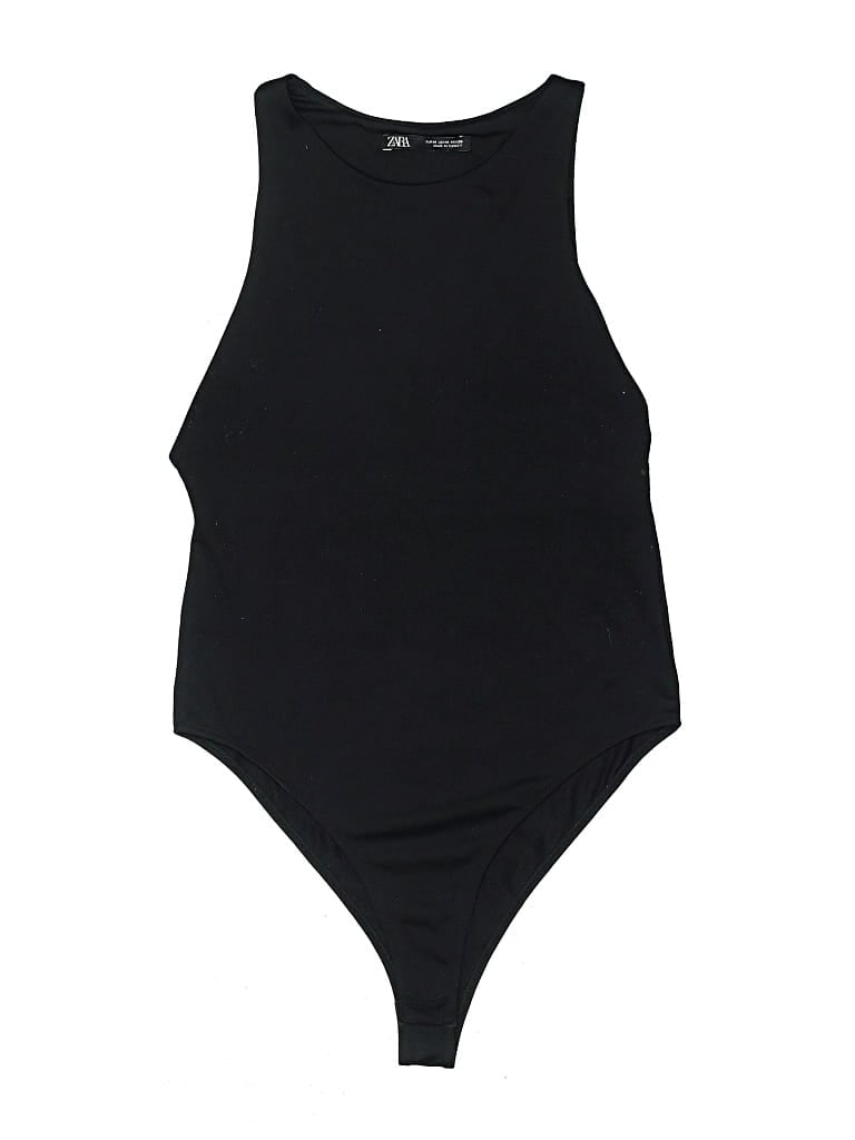 Pre-owned Zara Bodysuit In Black