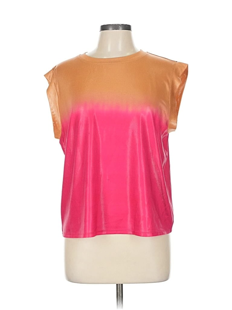 Pre-owned Porridge Sleeveless T-shirt In Pink