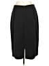 Michele 100% Polyester Solid Black Formal Skirt Size 12 - photo 2