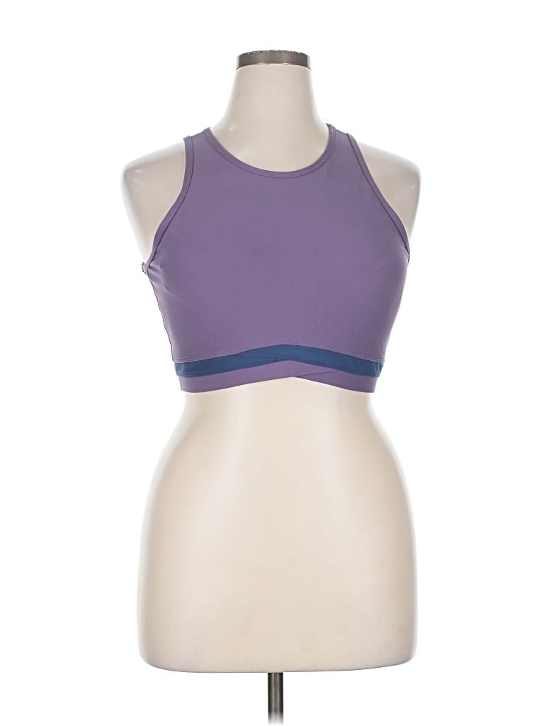 Pre-owned Calme Sports Bra In Purple