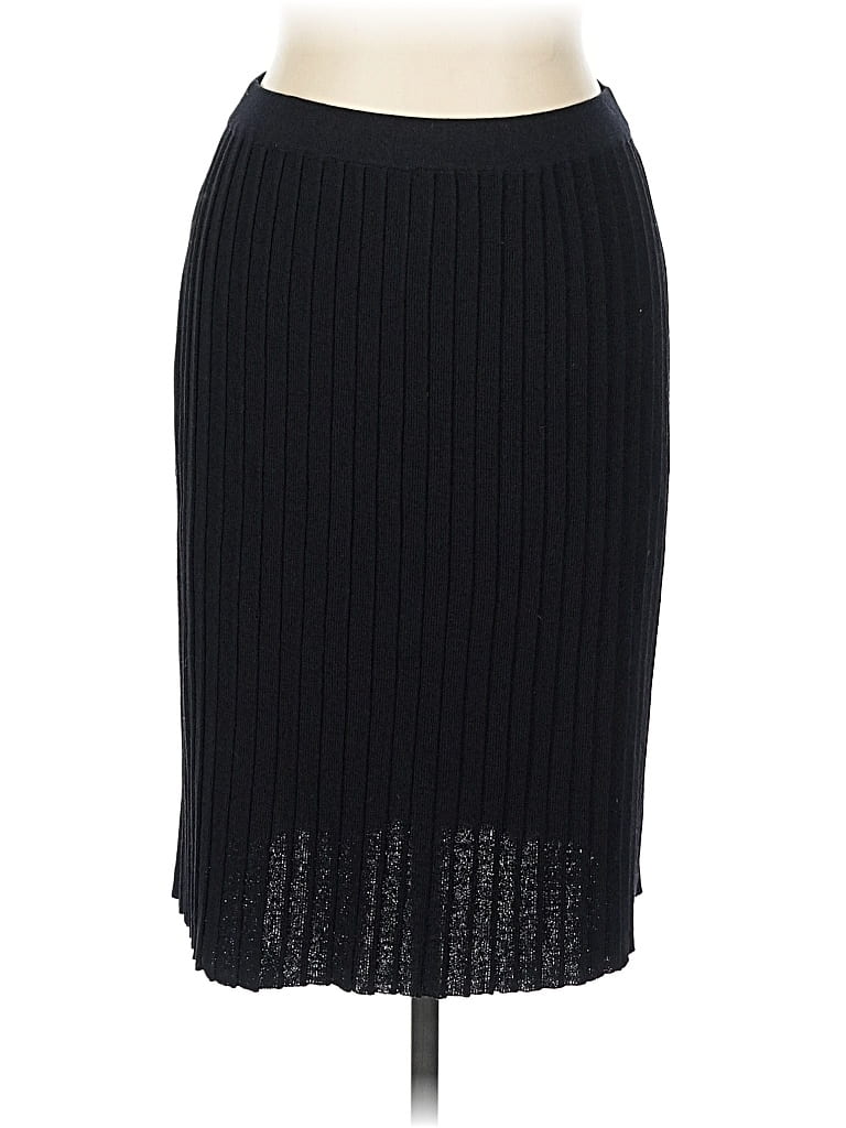 Pre-owned St. John Collection By Marie Gray Formal Skirt In Black