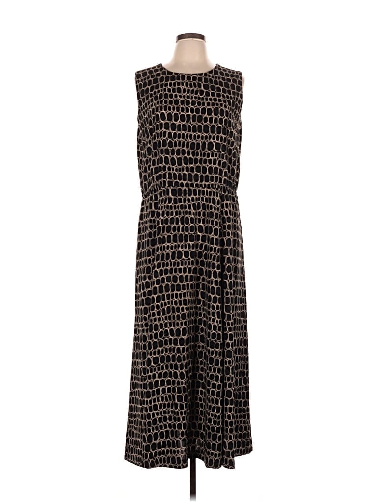 Pre-owned Leslie Fay Casual Dress In Brown