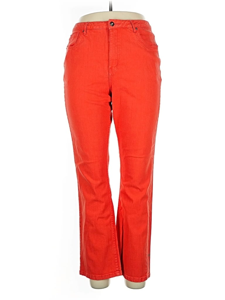 Pre-owned Coldwater Creek Casual Pants In Orange