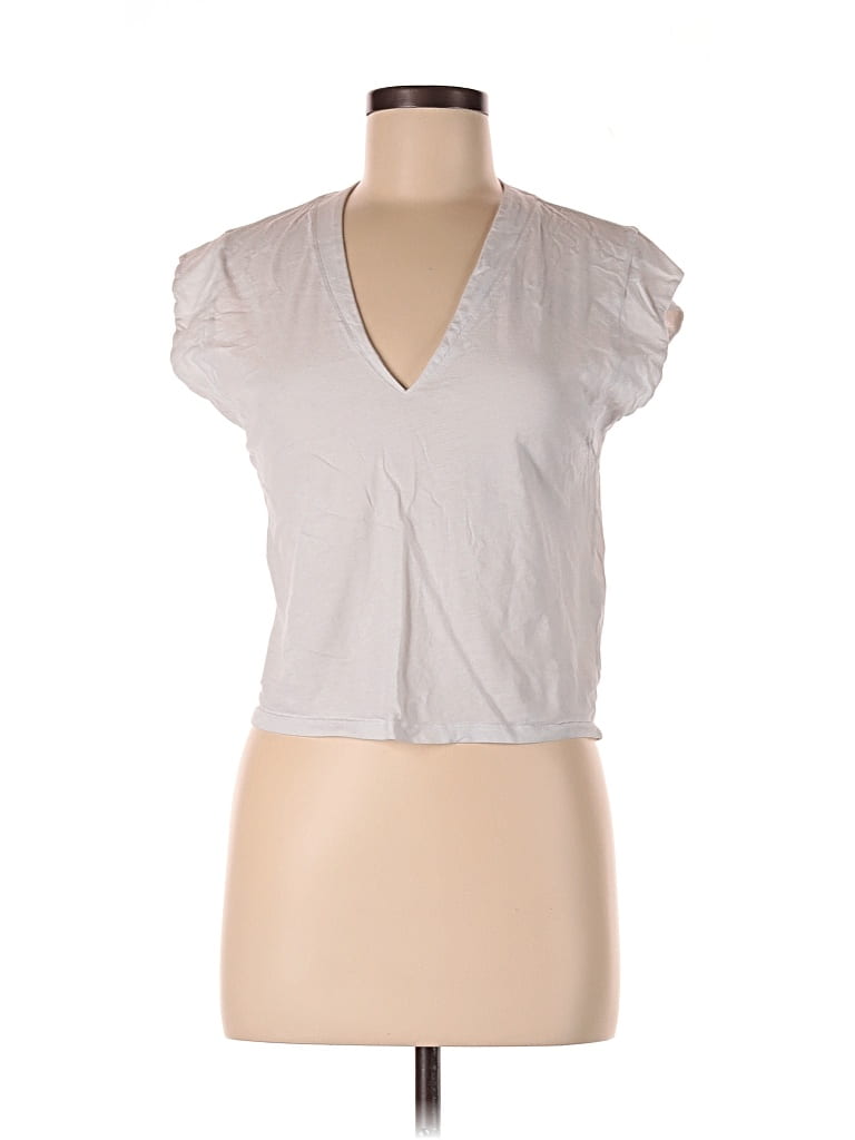 Pre-owned Frame Sleeveless T-shirt In Gray