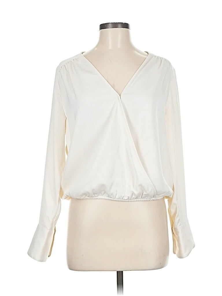 A New Day Long Sleeve Blouse In White