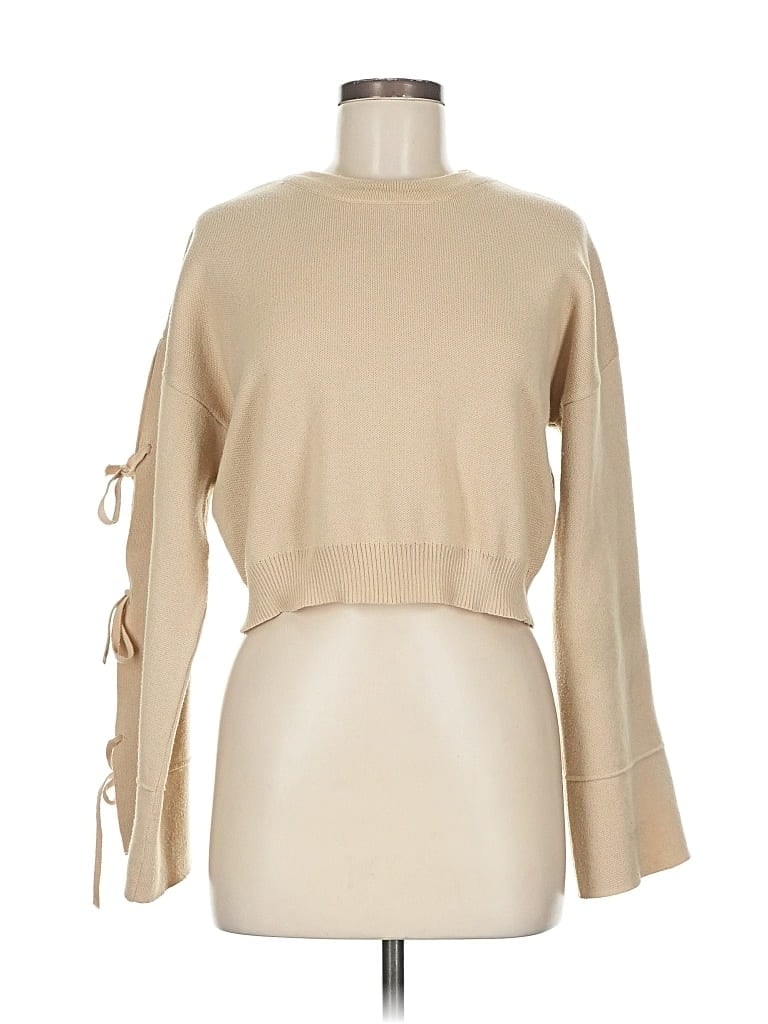 Pre-owned About Us Pullover Sweater In Brown