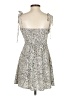 Shein 100% Polyester Animal Print Silver Cocktail Dress Size S - photo 2
