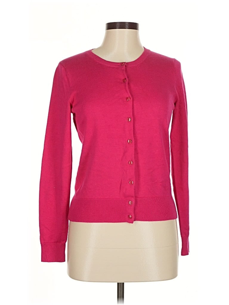 Pre-owned Banana Republic Factory Store Cardigan Sweater In Pink