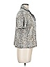 Unbranded Animal Print Silver Short Sleeve Blouse Size M - photo 4