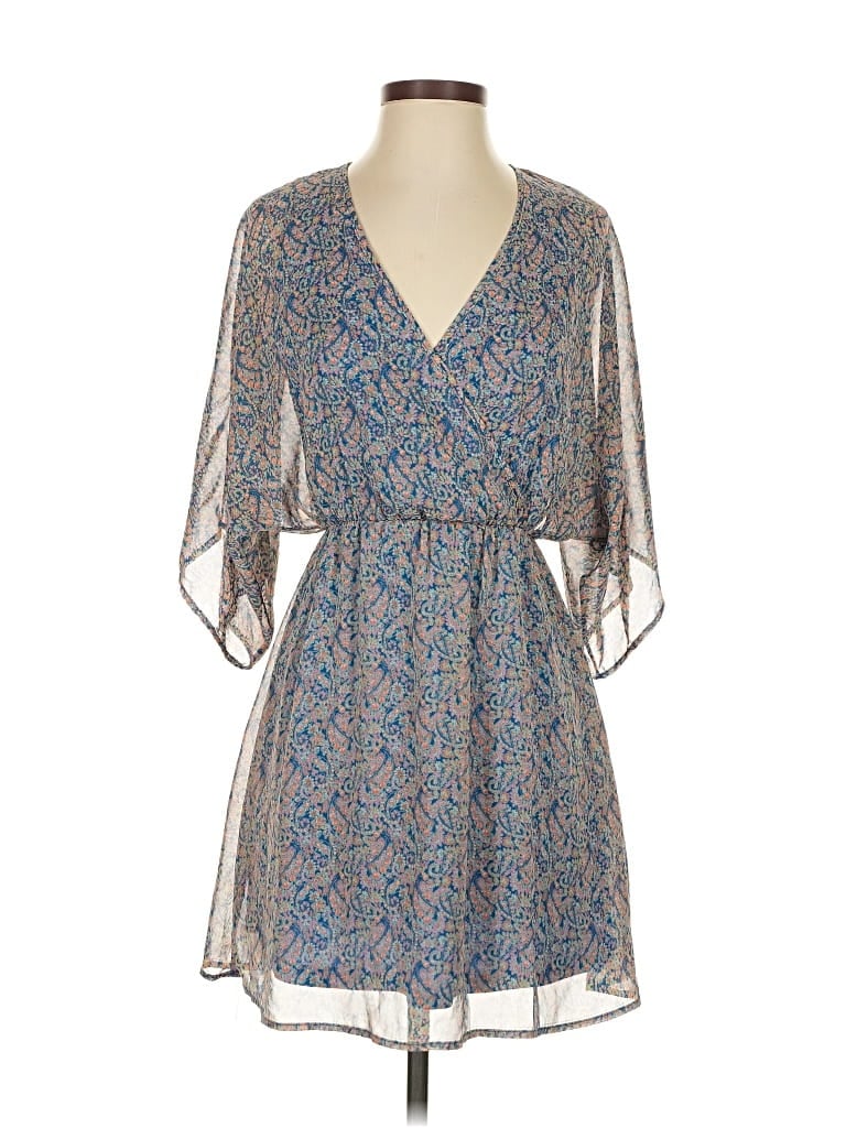 Pre-owned Pink Owl Casual Dress In Blue