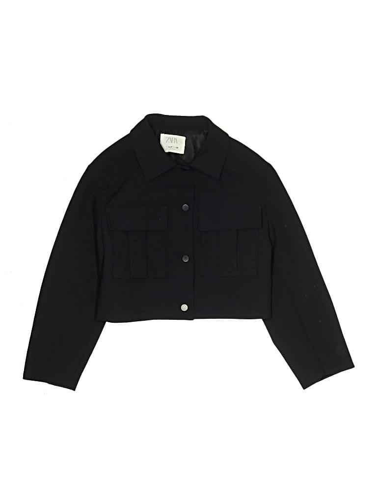 Pre-owned Zara Kids' Jacket In Black