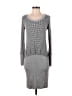 Amadi Houndstooth Gray Casual Dress Size S - photo 1