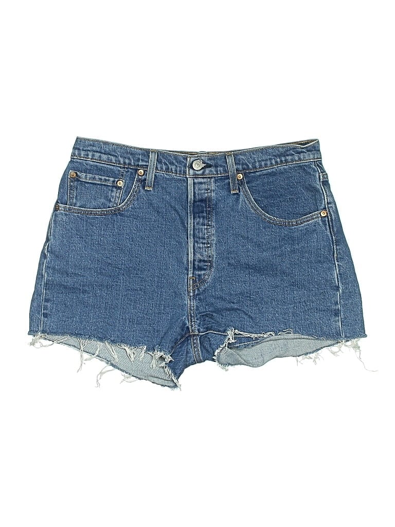 Pre-owned Levi's Denim Shorts In Blue