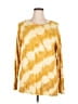 Marled by Reunited Tie-dye Gold Pullover Sweater Size XL - photo 1