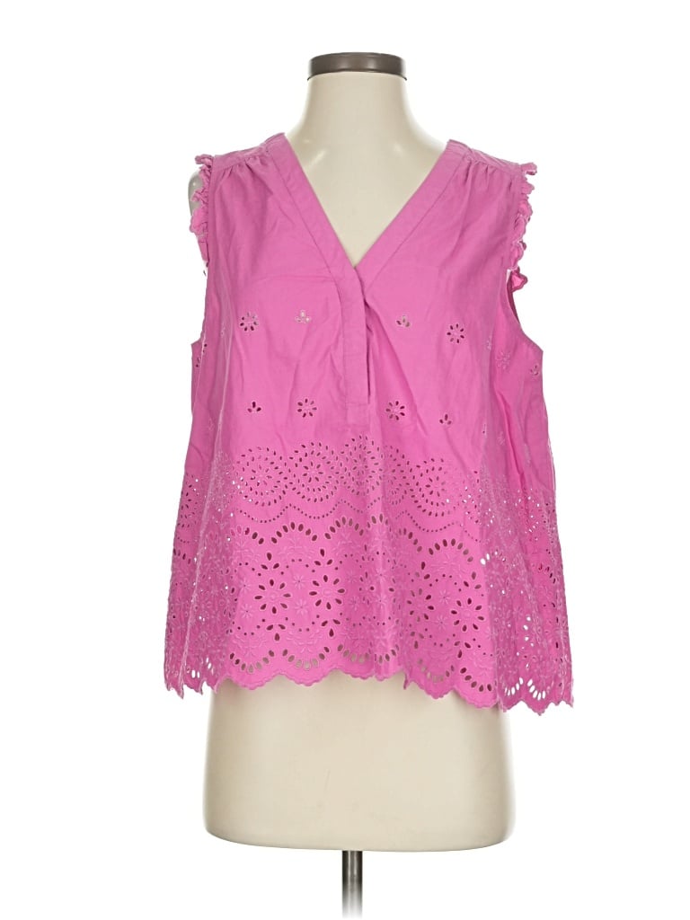 Pre-owned Maeve By Anthropologie Sleeveless Blouse In Pink