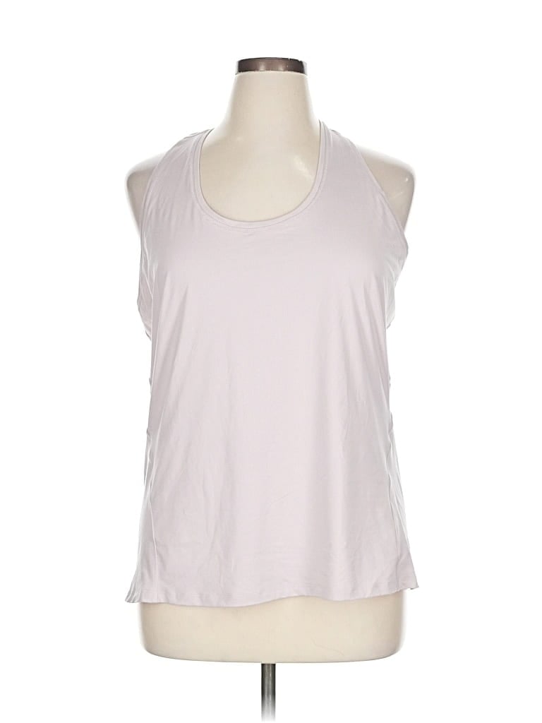 Pre-owned Athleta Sleeveless T-shirt In Silver