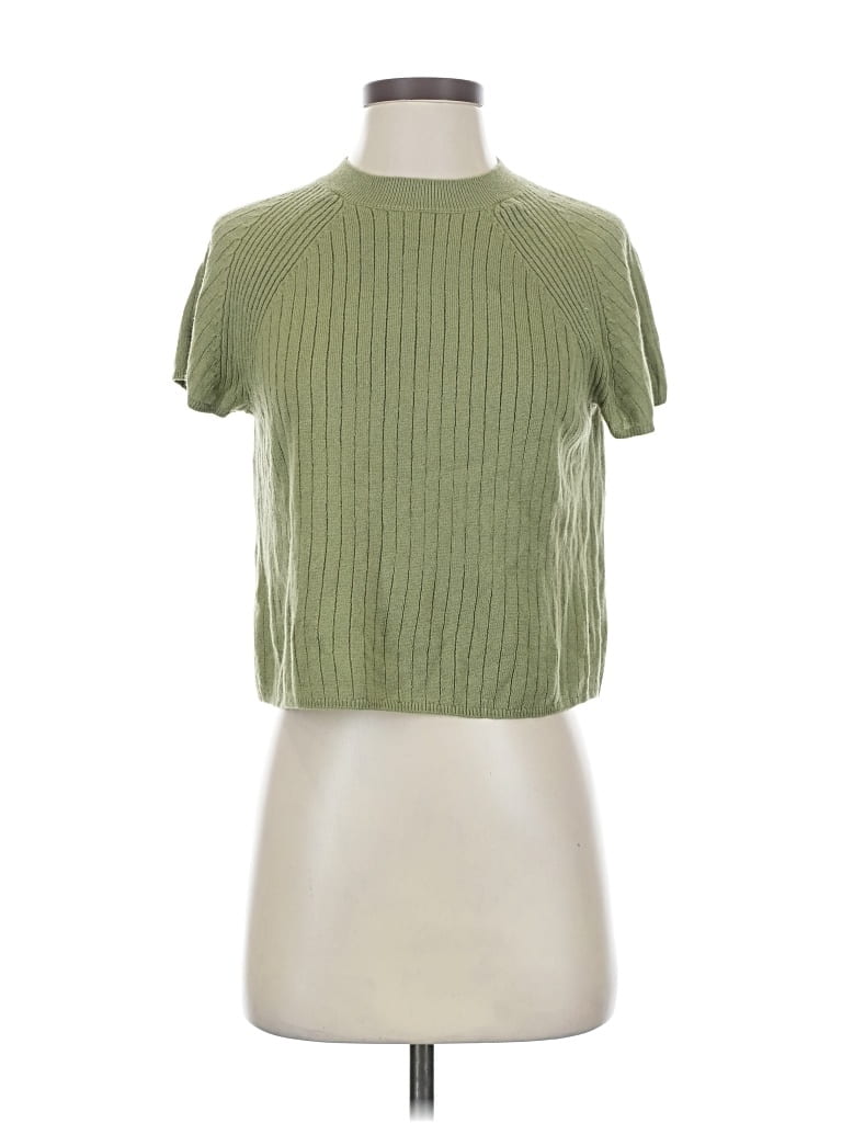 Pre-owned Asos Design Cardigan Sweater In Green