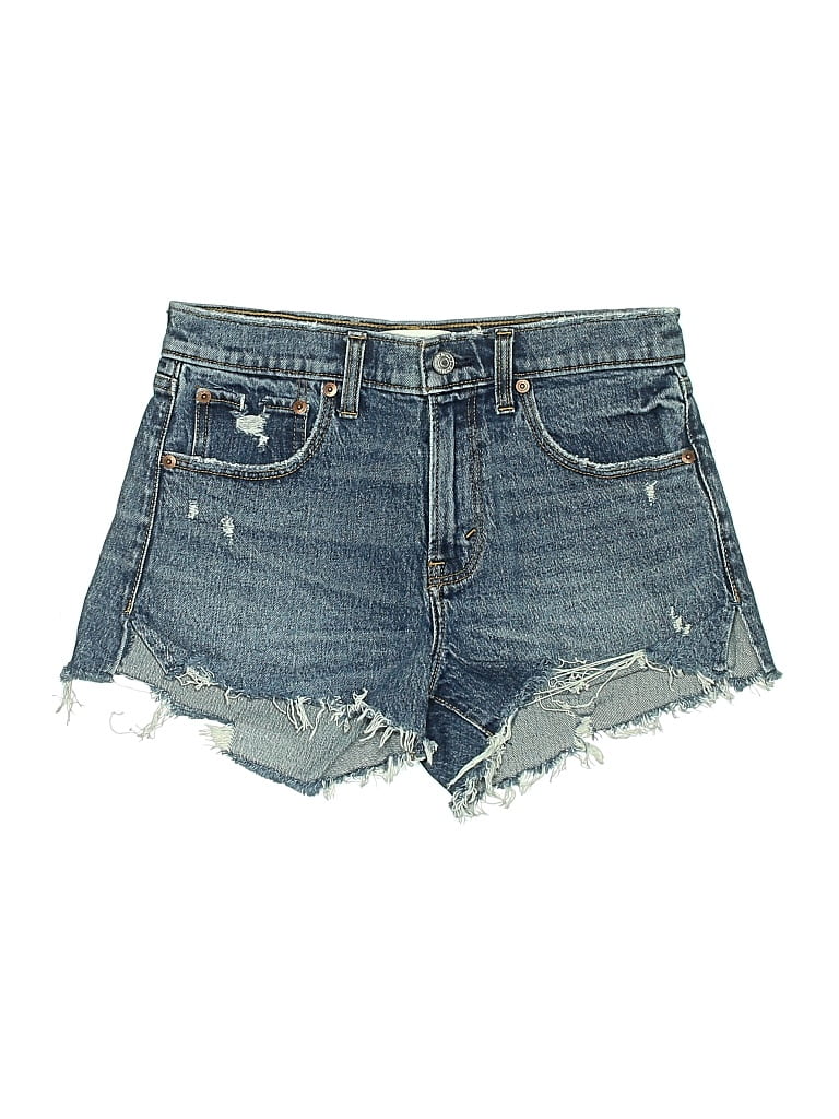 Pre-owned Abercrombie & Fitch Denim Shorts In Blue