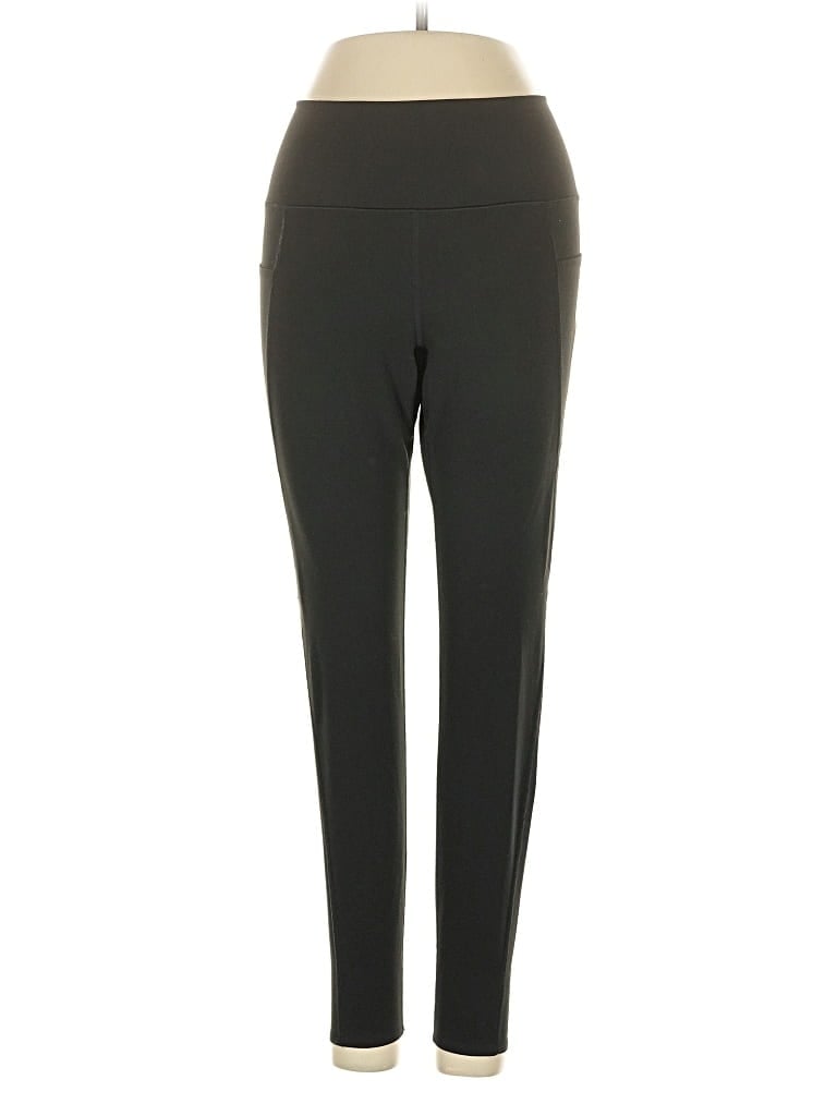 Pre-owned Uniqlo Active Pants In Green