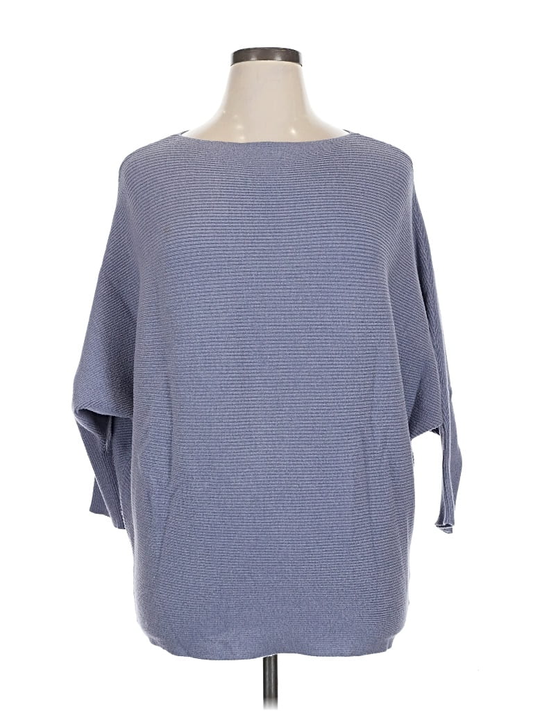 Pre-owned Philosophy Republic Clothing Poncho In Blue