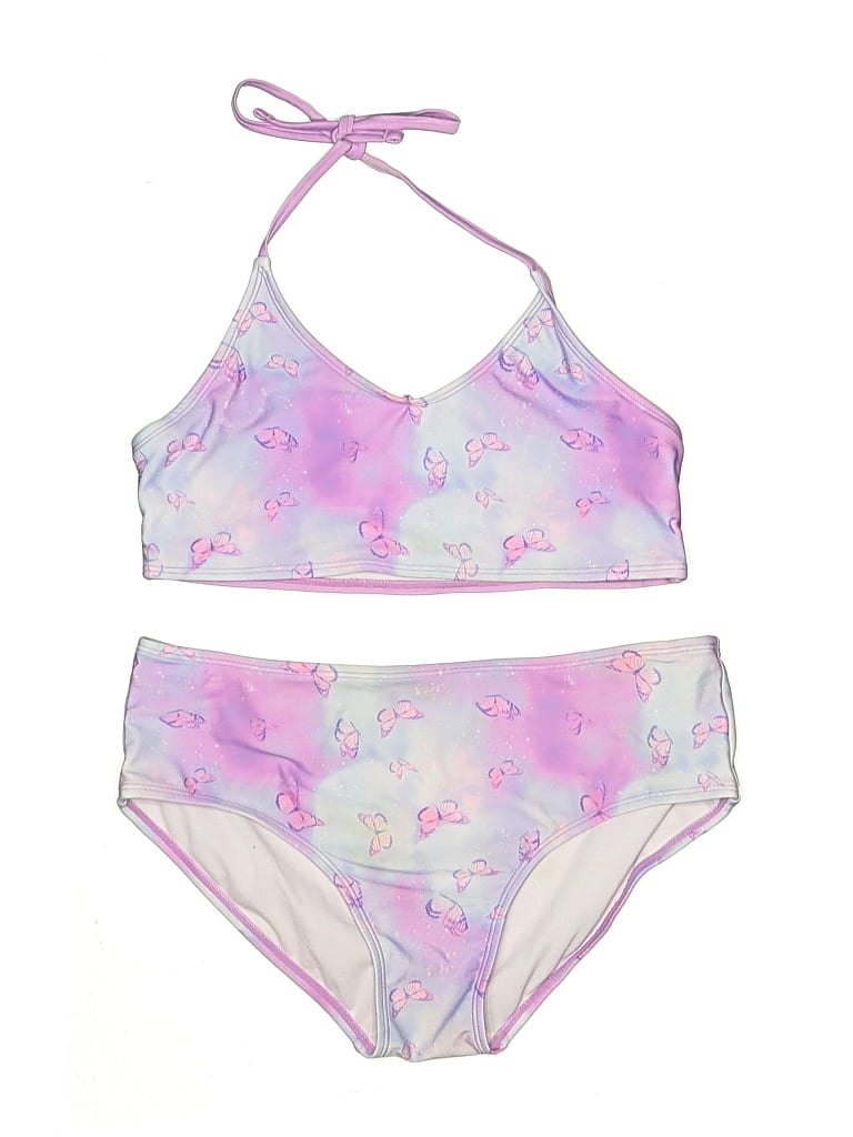 Pre-owned Art Class Kids' Two Piece Swimsuit In Purple