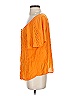 Flying Tomato 100% Polyester Orange Short Sleeve Blouse Size S - photo 5