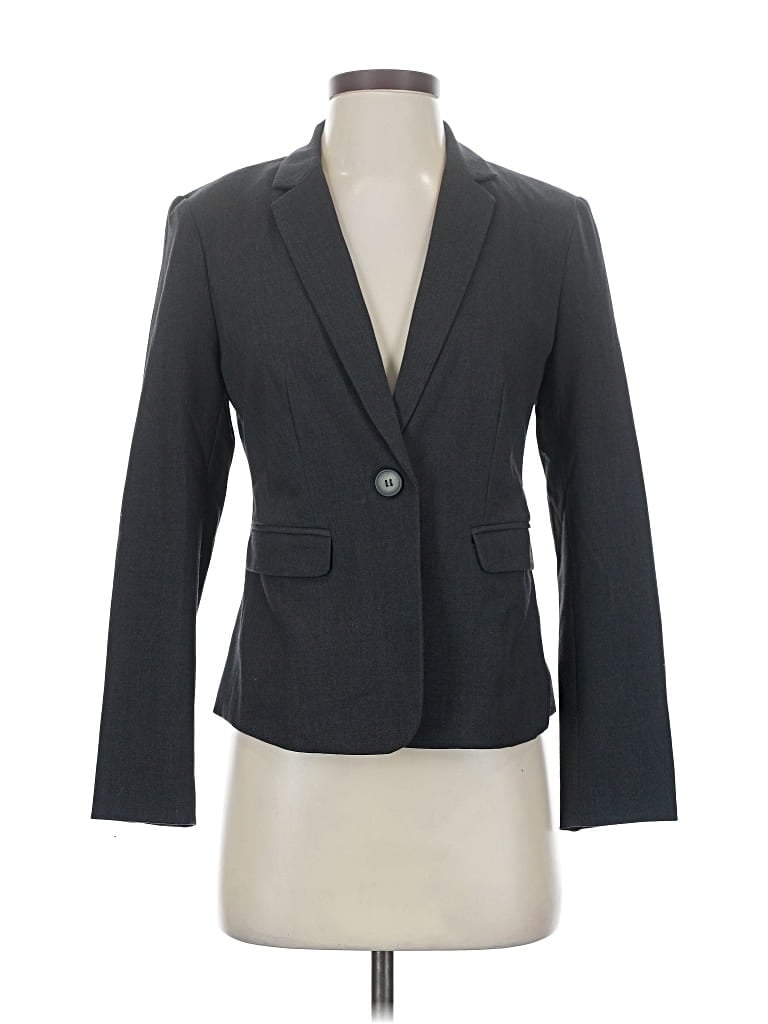 Pre-owned Liz Claiborne Blazer Jacket In Gray