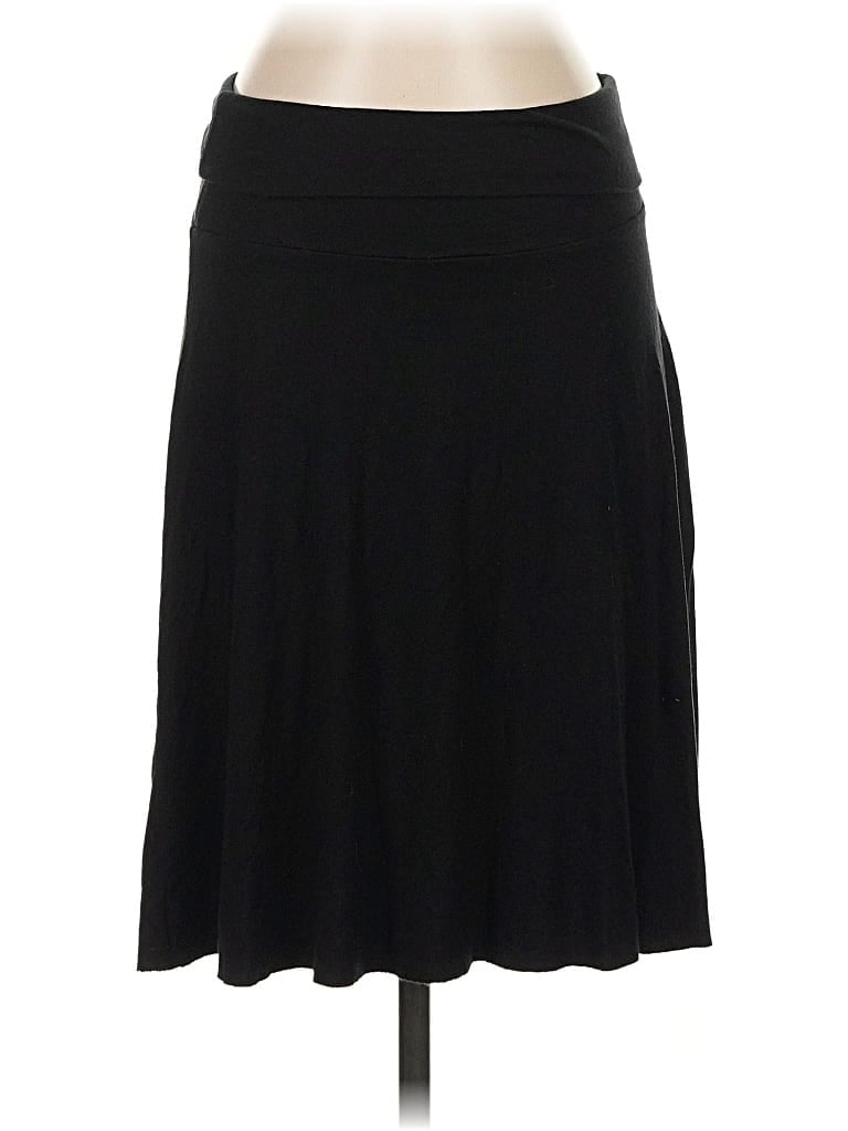 Pre-owned Three Dots Casual Skirt In Black