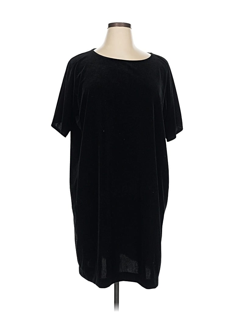 Pre-owned Eileen Fisher Casual Dress In Black