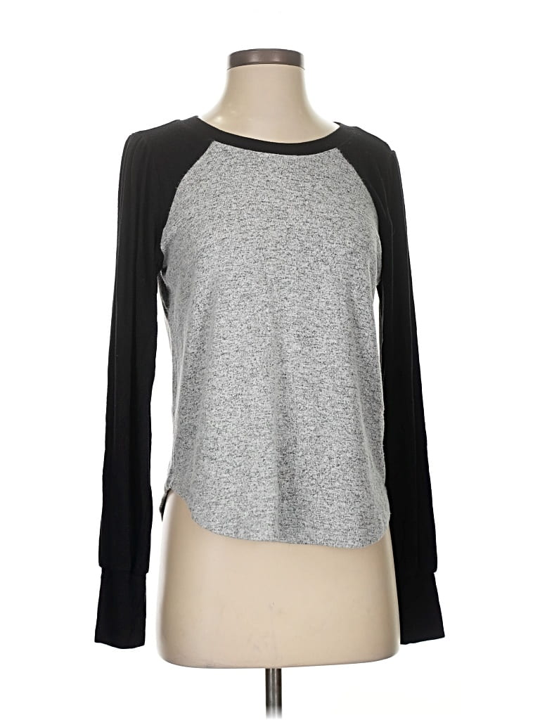 Pre-owned Evereve Cardigan Sweater In Gray