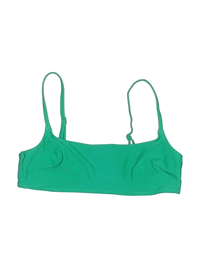 Pre-owned Aerie Swimsuit Top Green Swimwear