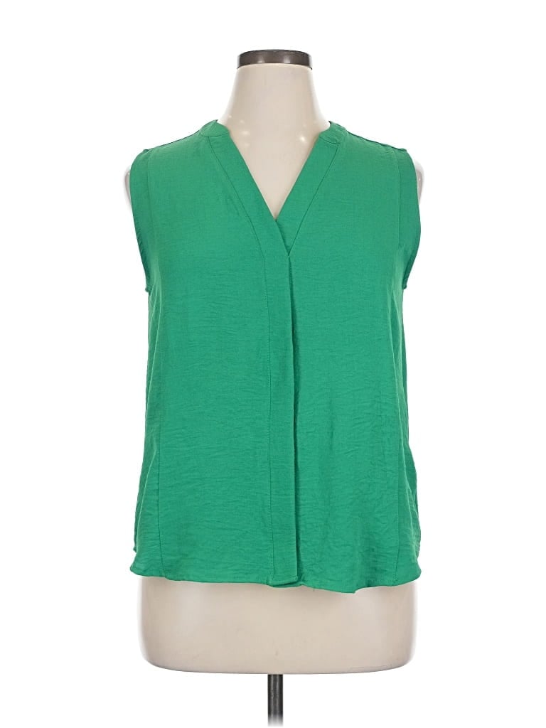 Pre-owned West Kei Sleeveless Blouse In Green
