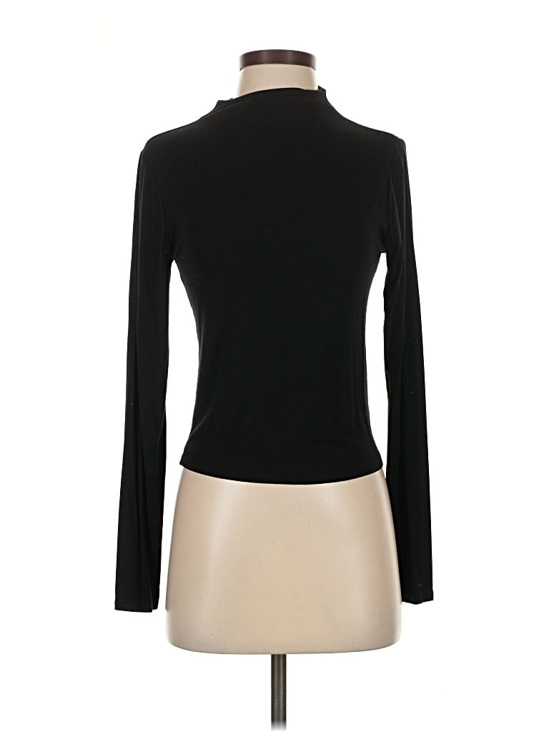Pre-owned Express Long Sleeve Turtleneck In Black