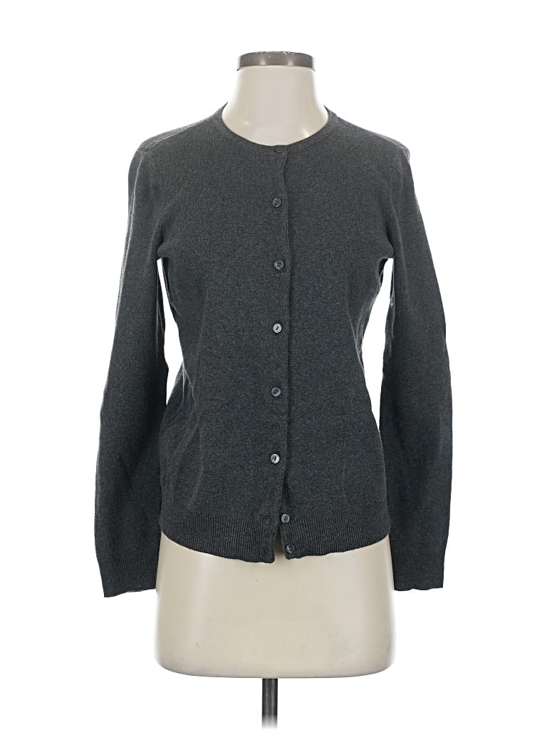 Pre-owned Croft & Barrow Cardigan Sweater In Gray