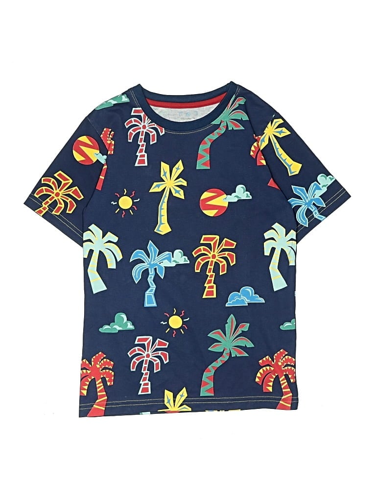 Pre-owned Assorted Brands Kids' Short Sleeve T-shirt In Blue