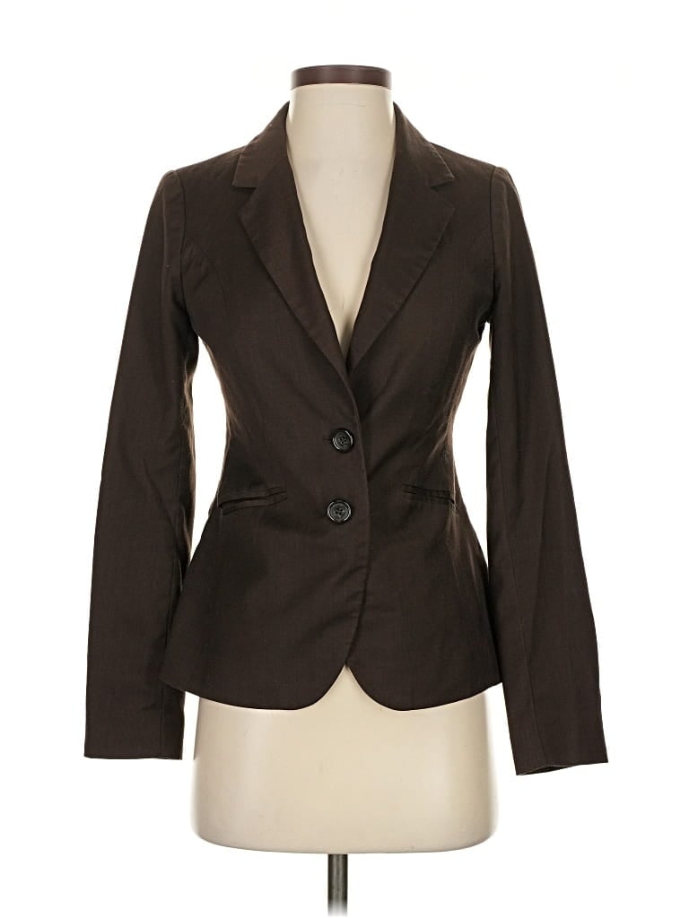 Pre-owned The Limited Blazer Jacket In Brown