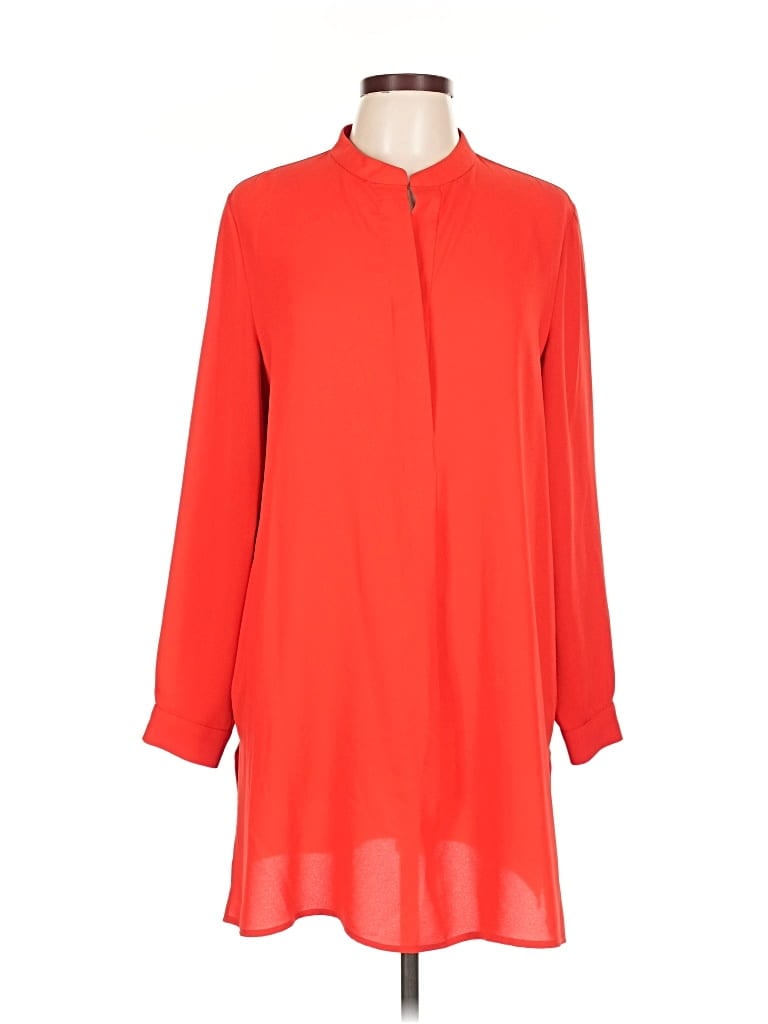 Pre-owned Anne Klein 3/4 Sleeve Blouse In Red