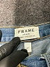 FRAME Denim Solid Blue Jeans Size 27 waist - photo 7