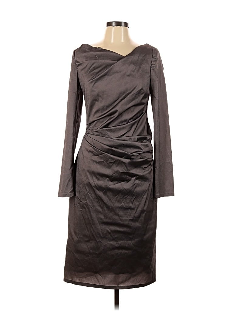 Pre-owned Talbot Runhof Cocktail Dress In Brown