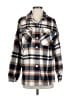Unbranded 100% Polyester Plaid Brown Coat Size S - photo 1