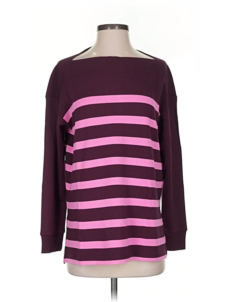 Pre-owned Lou & Grey Pullover Sweater In Purple