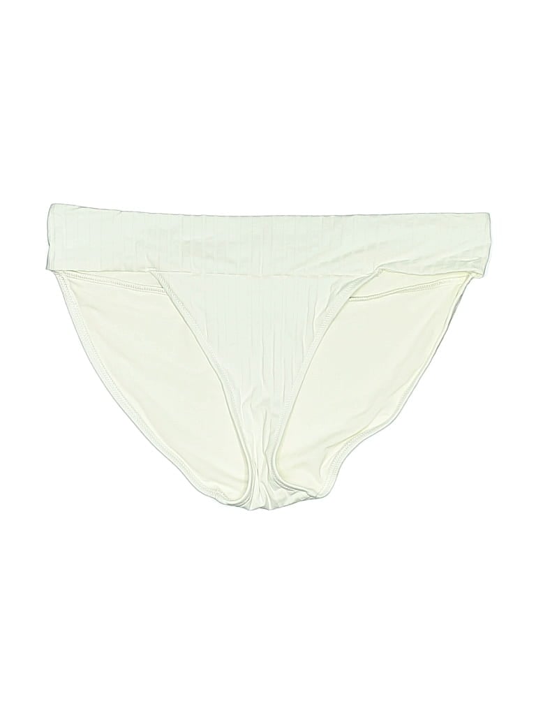 Pre-owned Aerie Swimsuit Bottoms In White