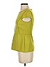 Halston Heritage Green Short Sleeve Top Size 2 - photo 5