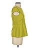 Halston Heritage Green Short Sleeve Top Size 2 - photo 4