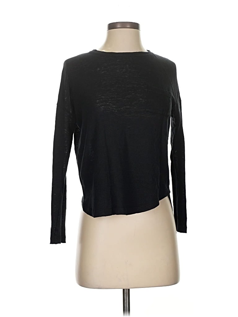 Pre-owned Vince 3/4 Sleeve T-shirt In Black