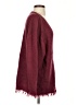 Free People Burgundy Wool Pullover Sweater Size S - photo 4