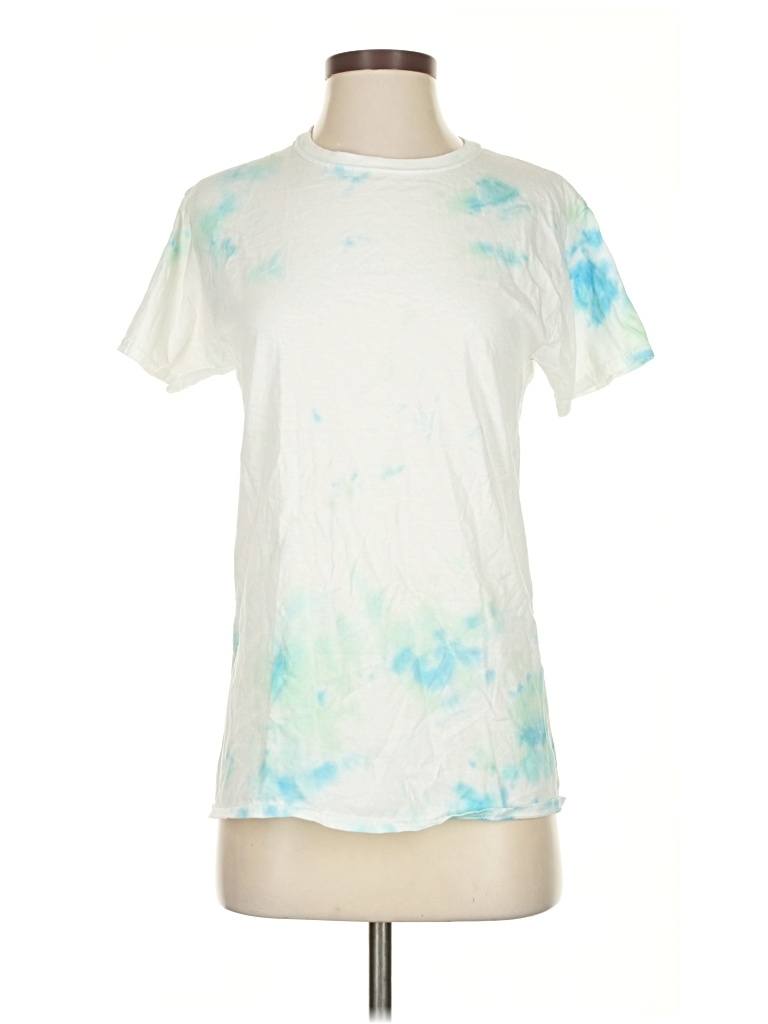 Pre-owned Hanes Short Sleeve T-shirt In White