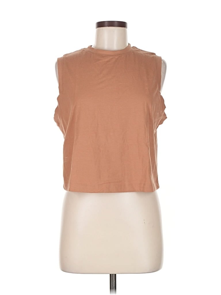 Pre-owned A New Day Sleeveless T-shirt In Brown