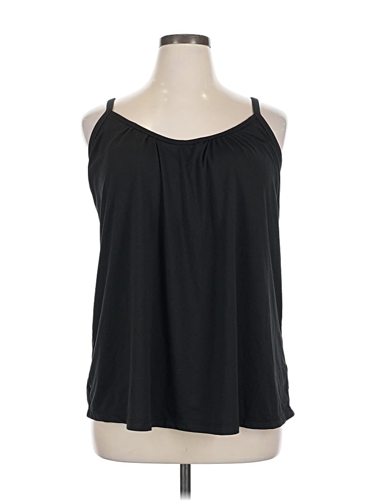 Pre-owned 32 Degrees Tank Top Black Strapless Neckline Tops