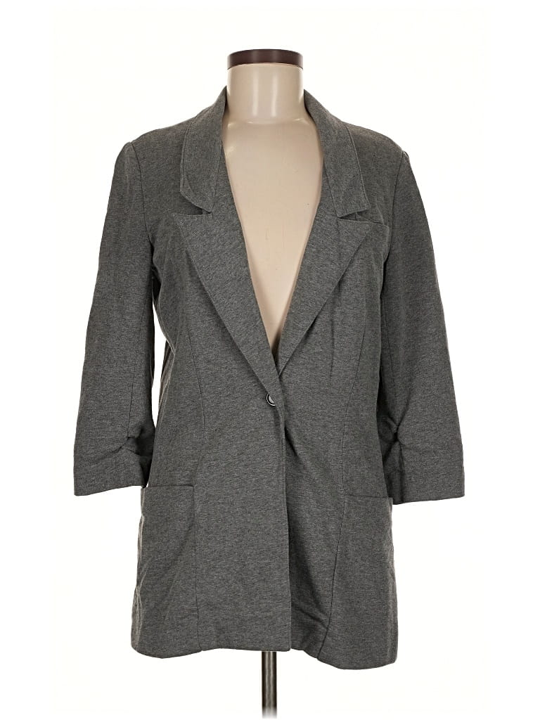 Pre-owned Aqua Blazer Jacket In Gray